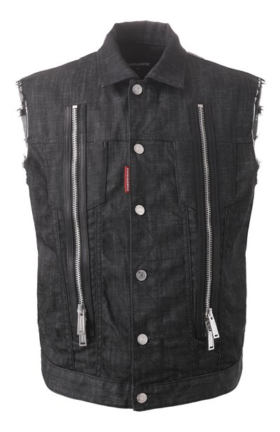 Мужской джинсовый жилет DSQUARED2, арт. S71FB0488/S30357
