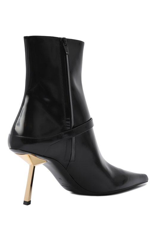 Кожаные ботильоны Hacker Saint Laurent 806645/AAAZY Чёрный  806645/AAAZY Фото 5