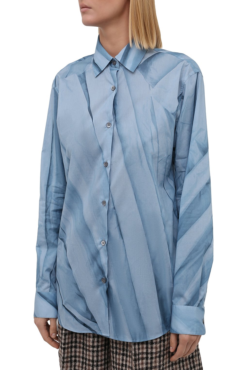 Хлопковая рубашка DRIES VAN NOTEN, арт. 212-010767-3074, фото 3