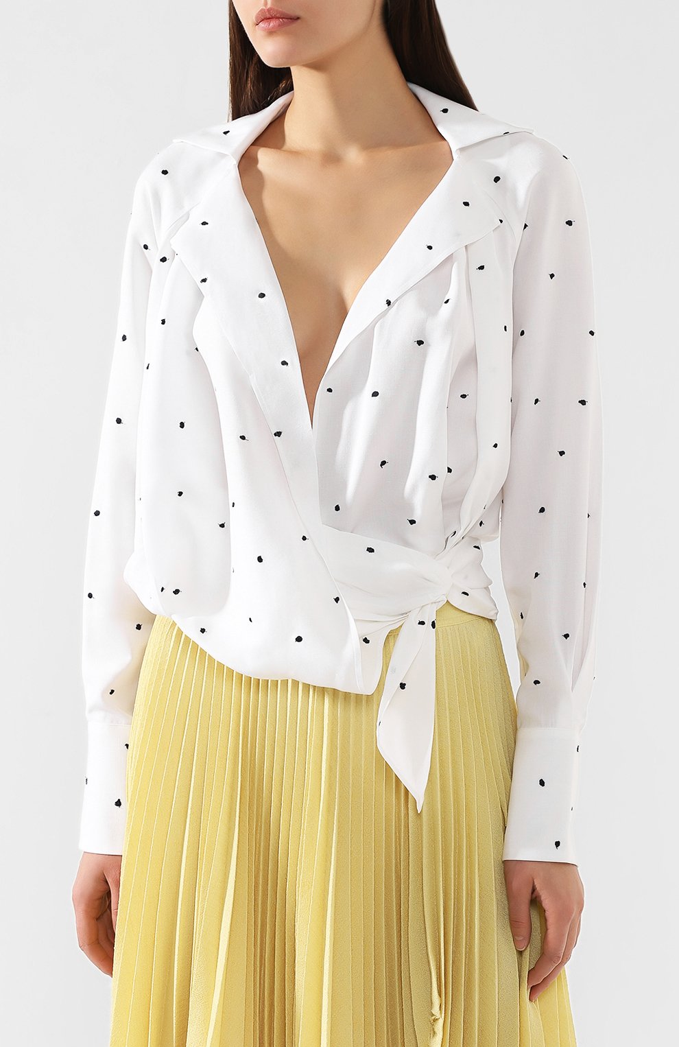 Блузка с запахом JACQUEMUS, арт. 191SH01/3211A, фото 3