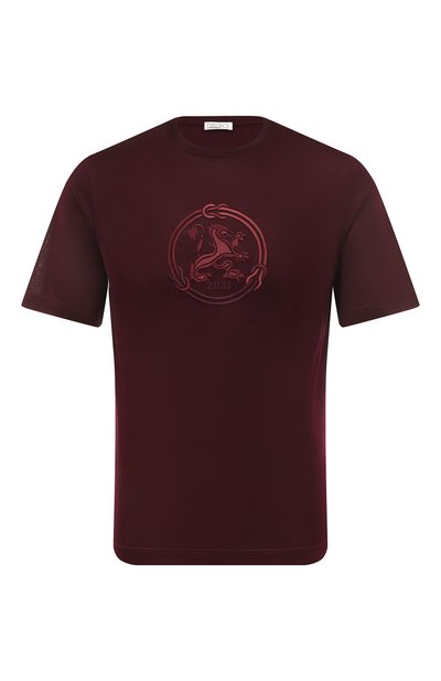 Мужская хлопковая футболка ZILLI, арт. TSR02AZS56014ZSAAAAAA