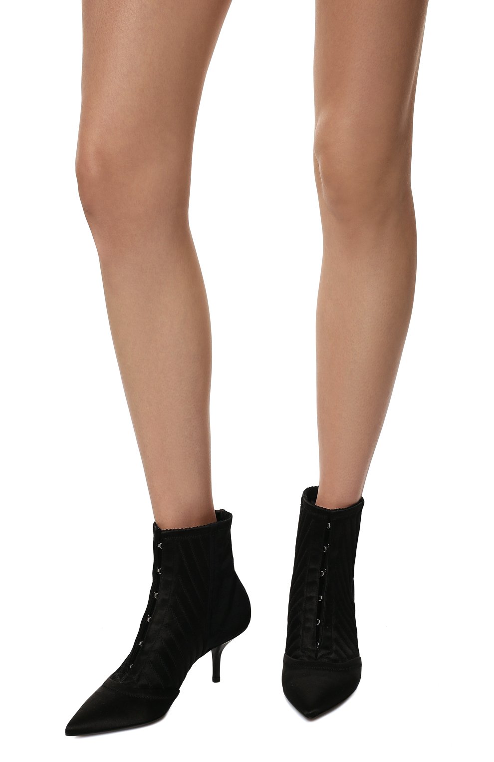 Текстильные ботильоны DOLCE & GABBANA, арт. CT0744/AQ025, фото 3