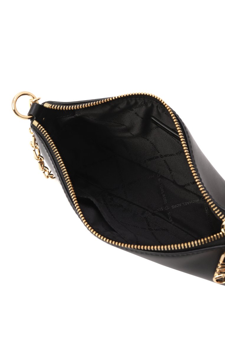 Женская сумка empire medium MICHAEL MICHAEL KORS черного цвета, арт. 32H3G8EW6L | Фото 5 (Материал: Натуральная кожа; Драгоценные камни: Проставлено; Материал сплава: Пр�оставлено; Размер: medium)