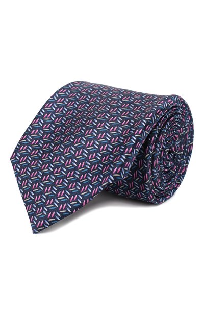 Мужской шелковый галстук ZILLI, арт. 50280/TIES