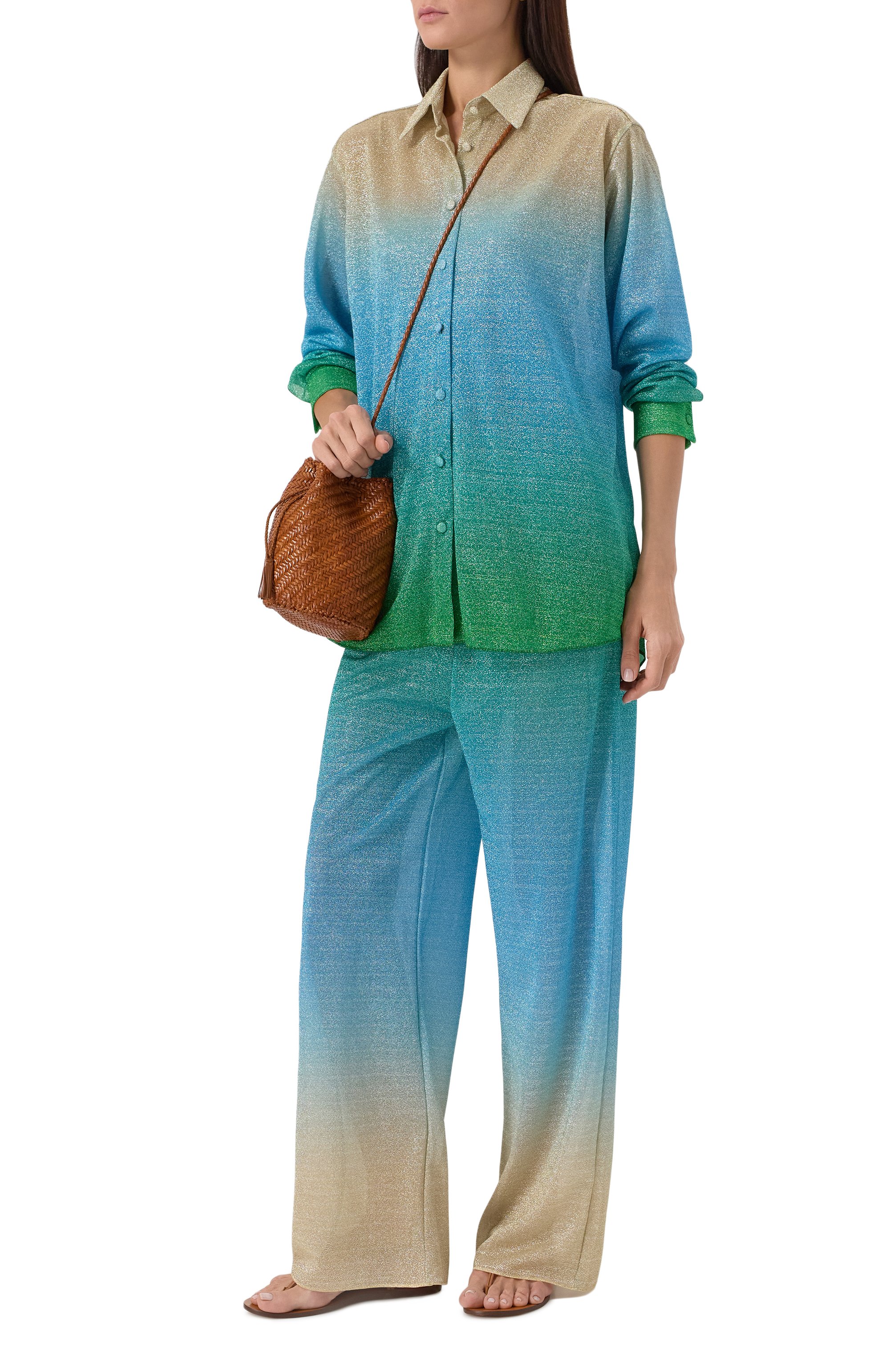 Брюки OSEREE разноцветного цвета по цене 45950 руб., арт. LPPS250, фото 2 Брюки OSEREE, арт. LPPS250, фото 2