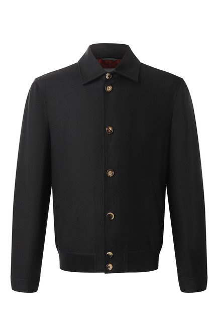 Мужской бомбер изо льна и шерсти BRUNELLO CUCINELLI, арт. MW4826407