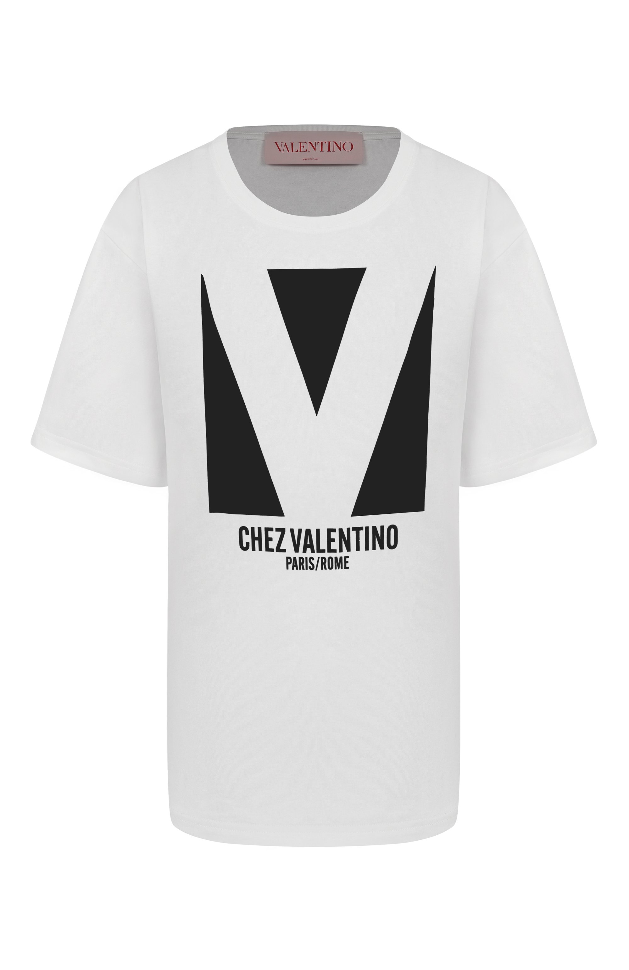 Хлопковая футболка VALENTINO, арт. 6B3MG24H95W, фото 1