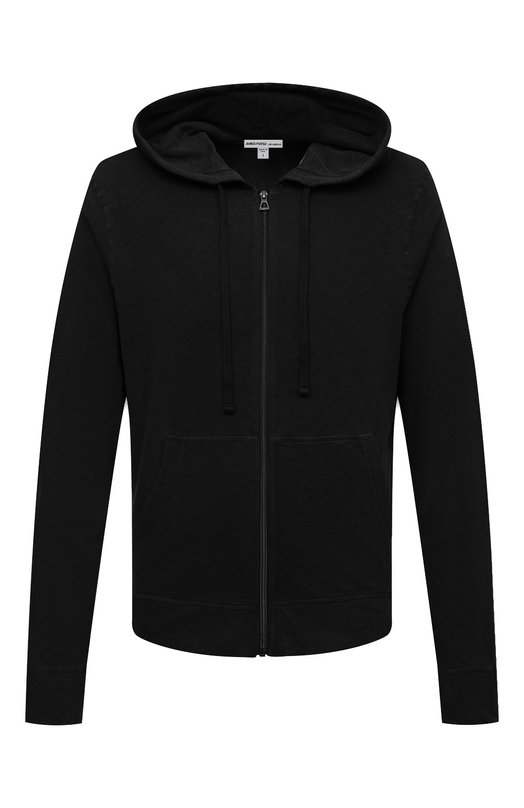 Хлопковая толстовка James Perse MXA2130 Чёрный MXA2130