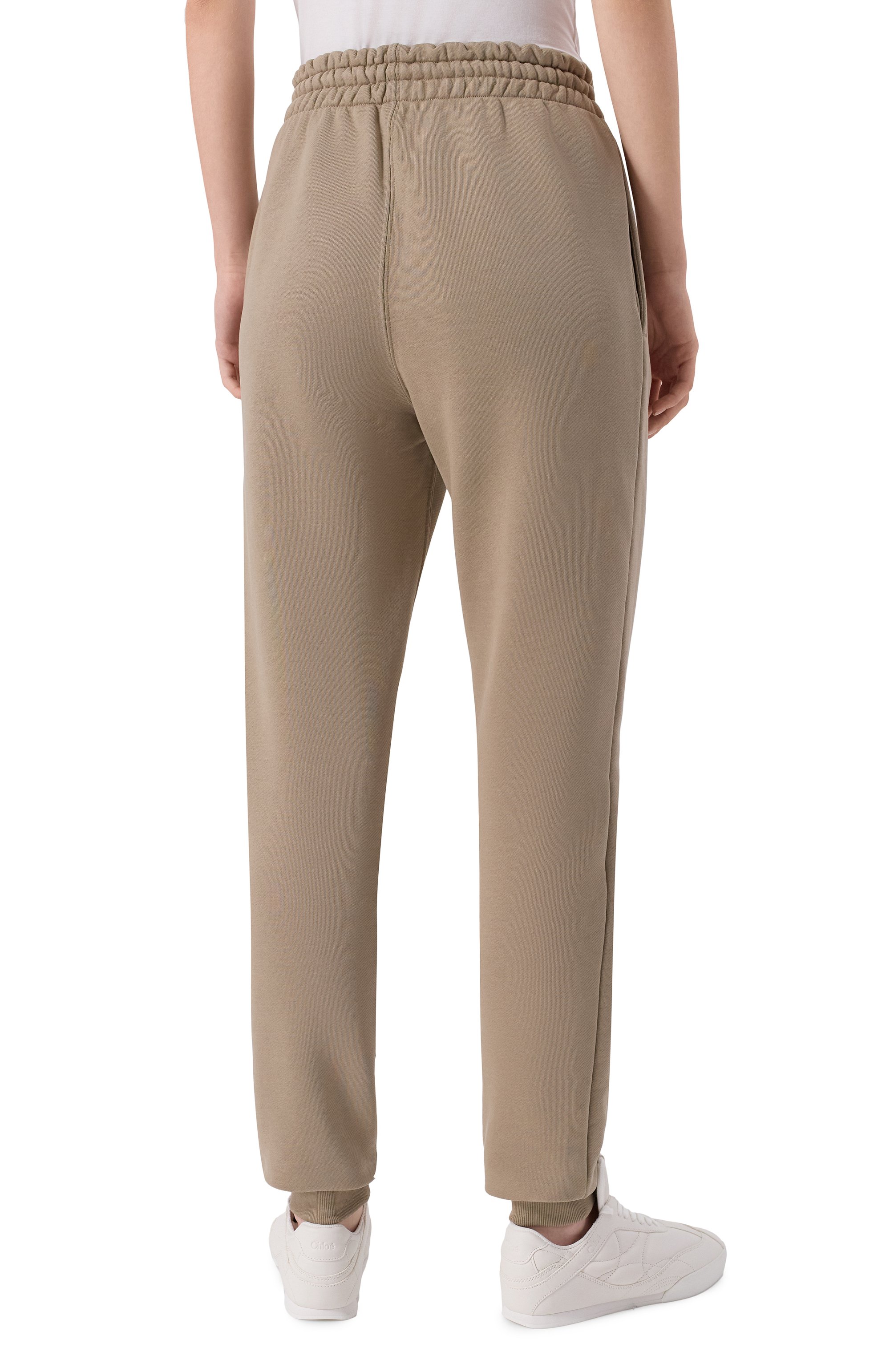 Хлопковые джоггеры CHLOÉ, арт. CHC24WJT02191, фото 4