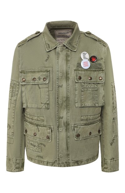 Женская хлопковая куртка ZADIG AND VOLTAIRE, арт. SHC02902F