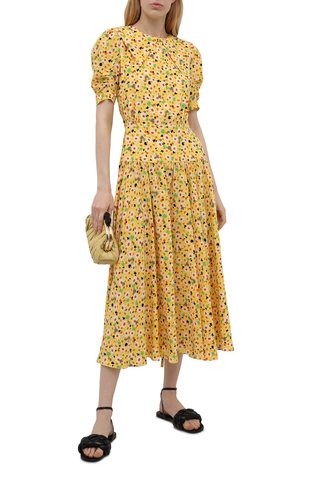 Кожаные сандалии MIU MIU черного цвета по цене 80000 руб., арт. 5X431D-LYB-F0002-005, фото 2 Кожаные сандалии MIU MIU, арт. 5X431D-LYB-F0002-005, фото 2