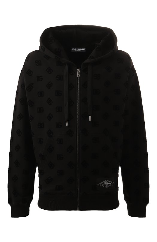 Хлопковая толстовка Dolce & Gabbana G9AIYT/G7NWD Чёрный G9AIYT/G7NWD