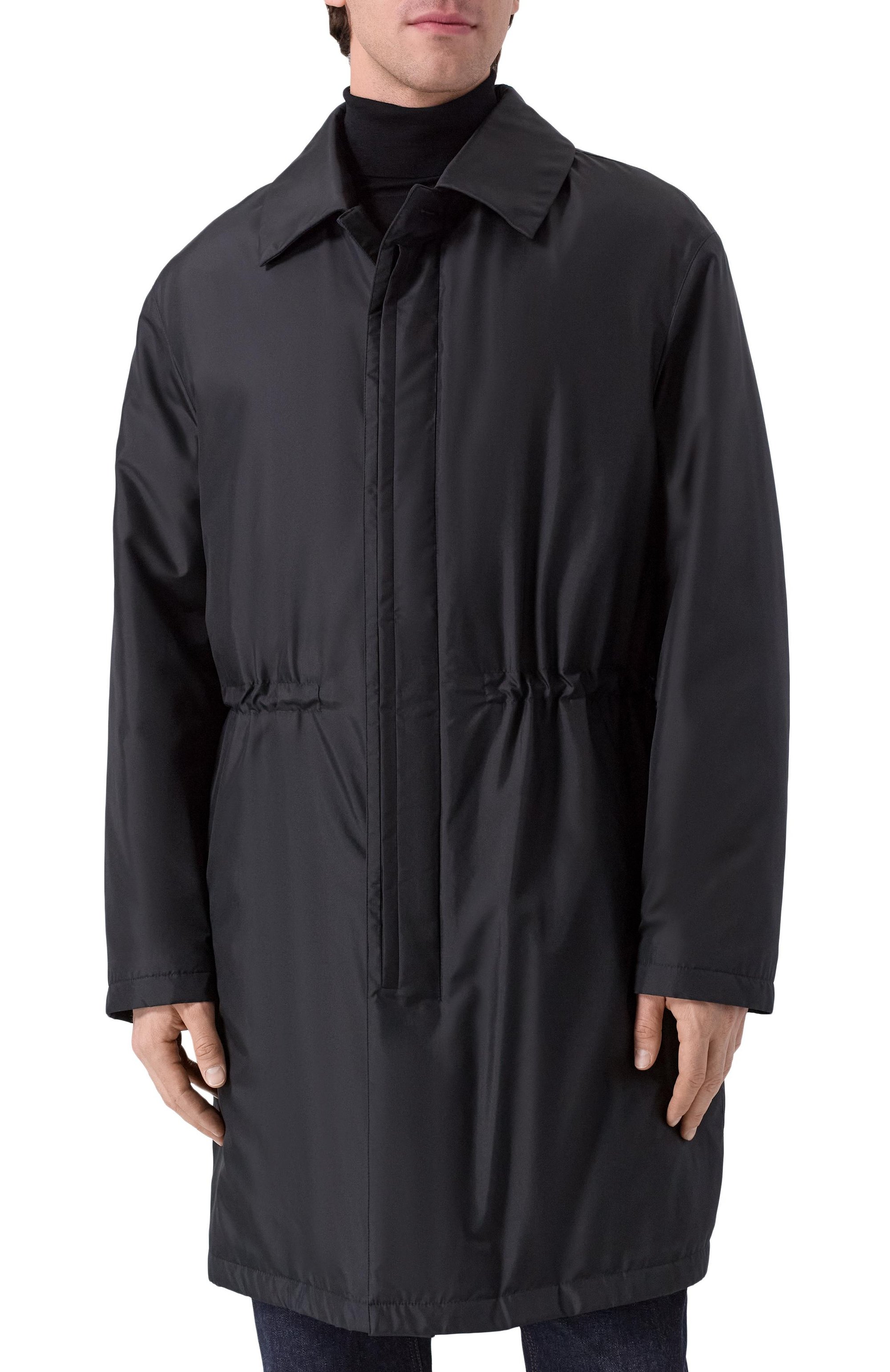 Шелковая парка с подкладкой из норки MVST, арт. M25.1PM.C002H-V/F020+MINK, фото 3