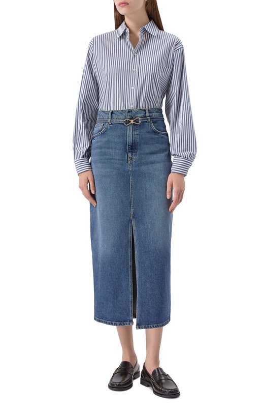 Джинсовая юбка HUGO 50550747 Синий  50550747 Фото 2