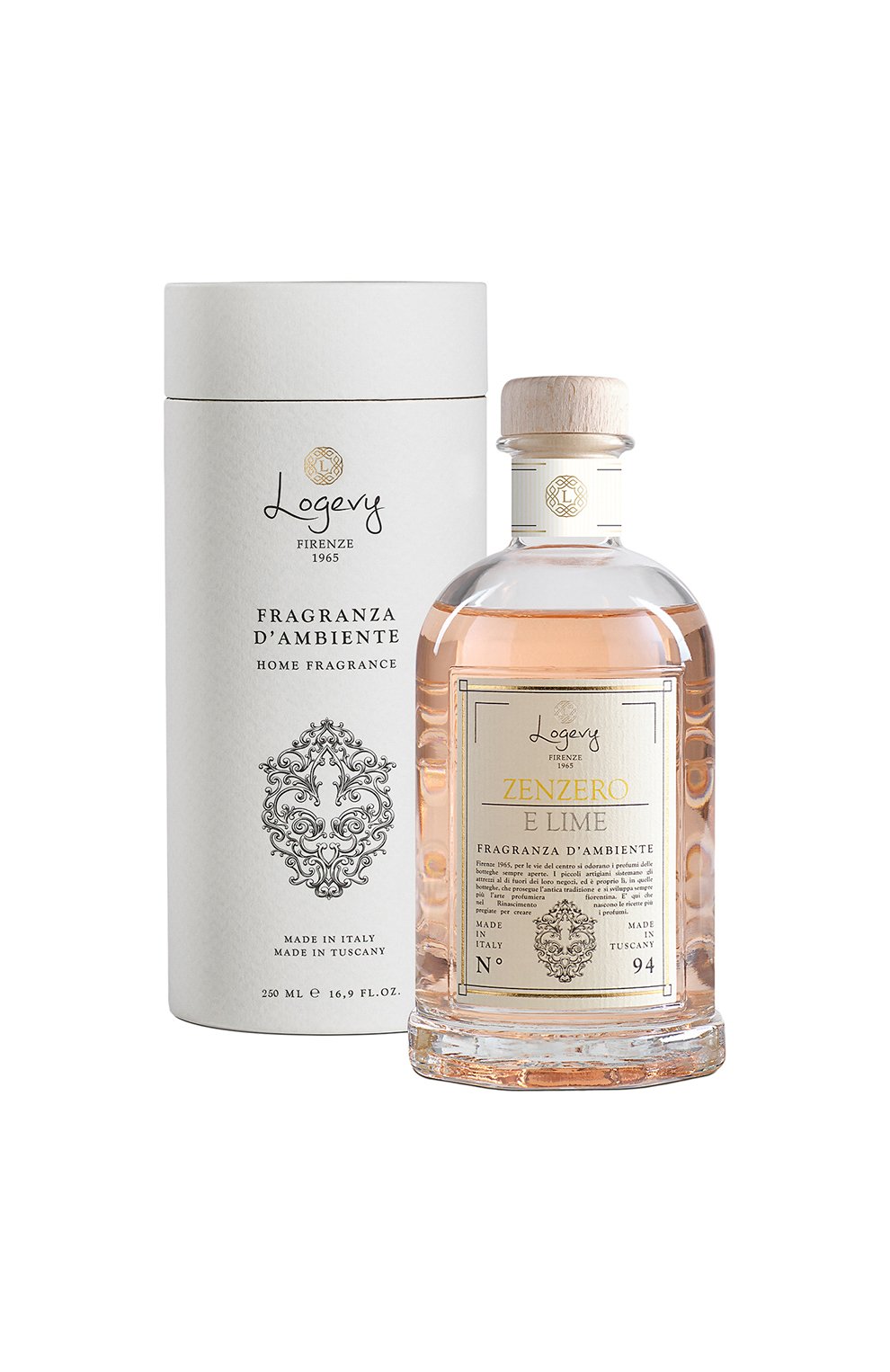 Диффузор zenzero e lime / "имбирь & лайм" (250ml) LOGEVY FIRENZE 1965 бесцветного цвета по цене 11000 руб., арт. 8050519371995, фото 4 Диффузор zenzero e lime / "имбирь & лайм" (250ml) LOGEVY FIRENZE 1965, арт. 8050519371995, фото 4