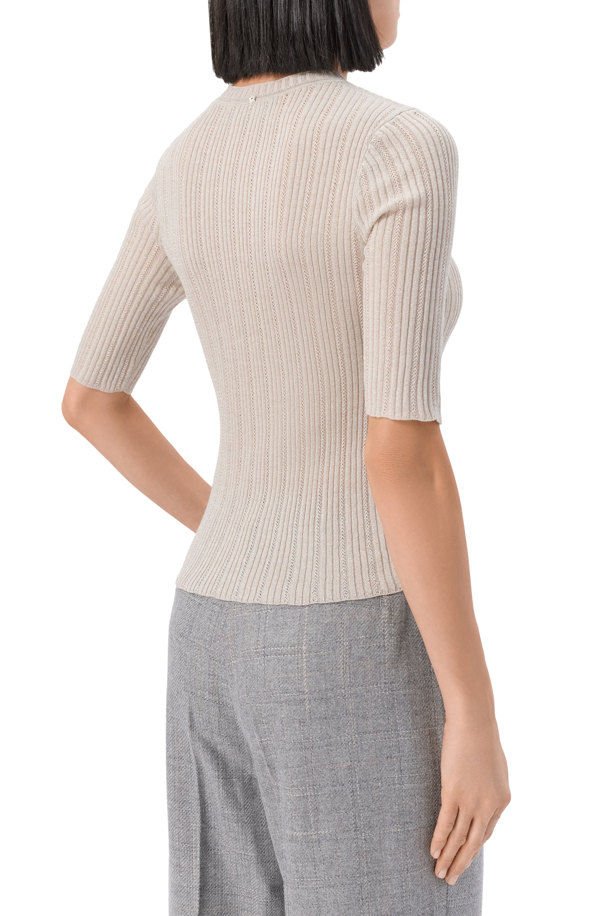 Пуловер из шерсти и вискозы LORENA ANTONIAZZI, арт. TM45F/3065, фото 4