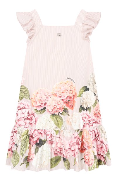 Хлопковое платье DOLCE & GABBANA, арт. L54DN6/FI5NR