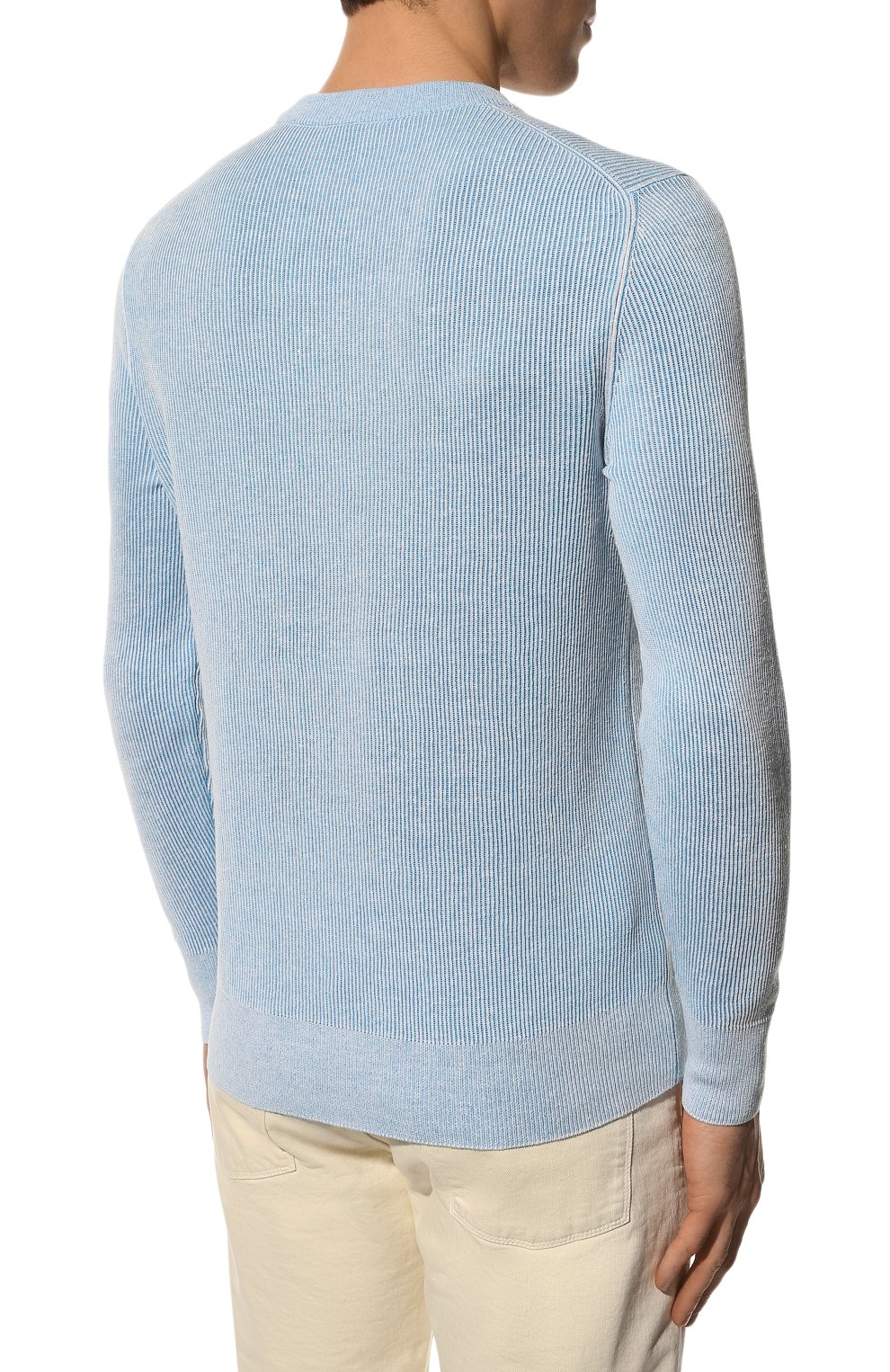 Джемпер изо льна и шелка LORO PIANA, арт. FAM0521, фото 4