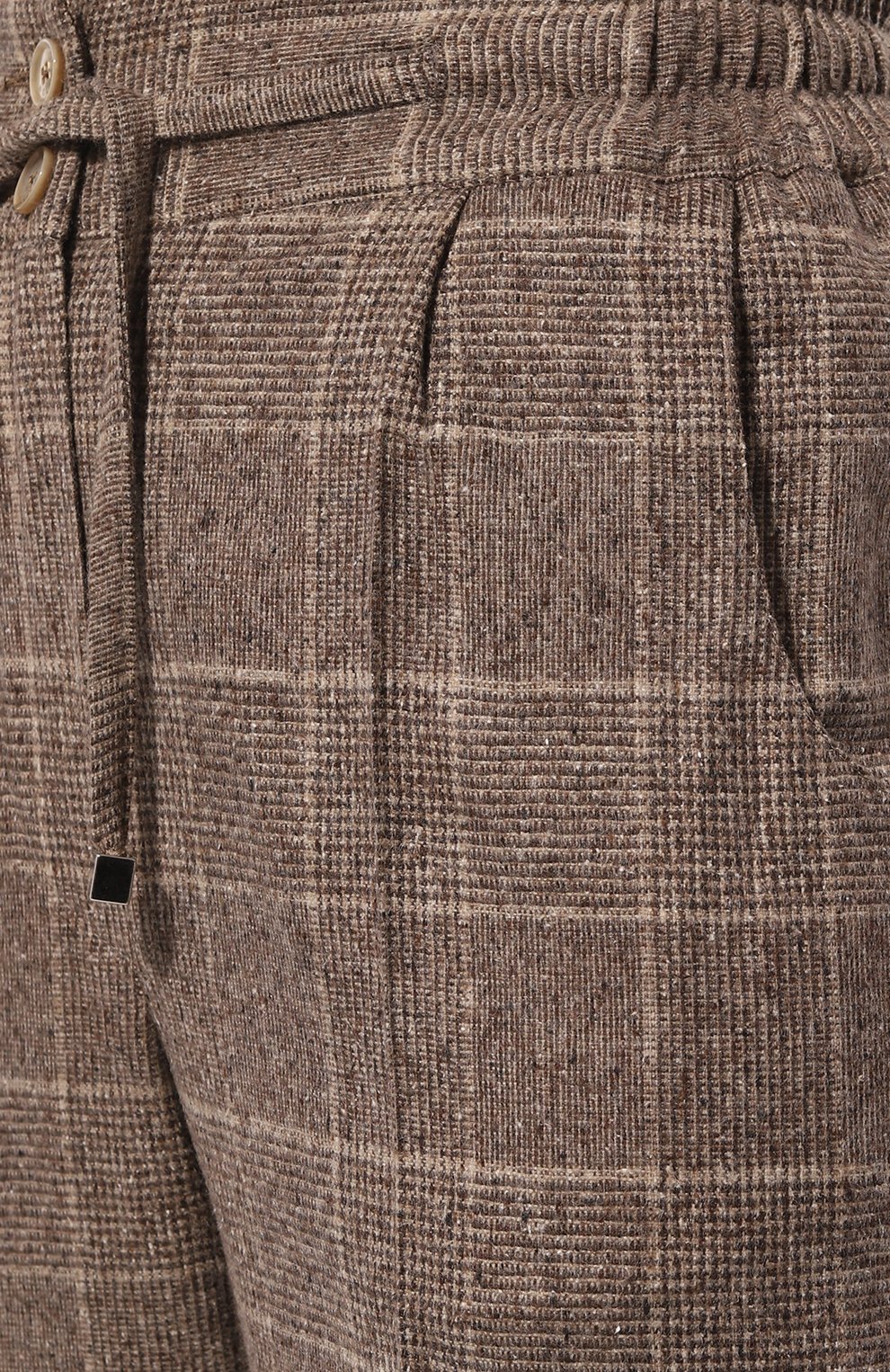 Брюки из шелка и шерсти KITON, арт. D53116K0541E01, фото 5