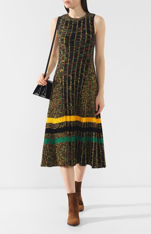 Шерстяное платье CALVIN KLEIN 205W39NYC Разноцветный, фото 2