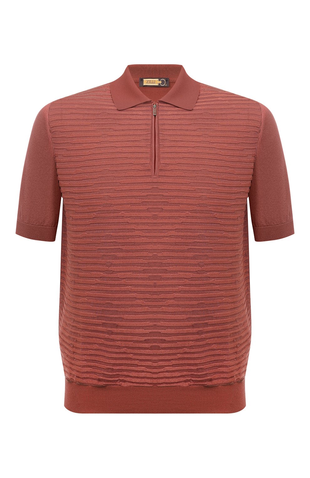 Поло из шелка и хлопка ZILLI, арт. MBZ-PZ082-0PTI1/MC01, фото 1