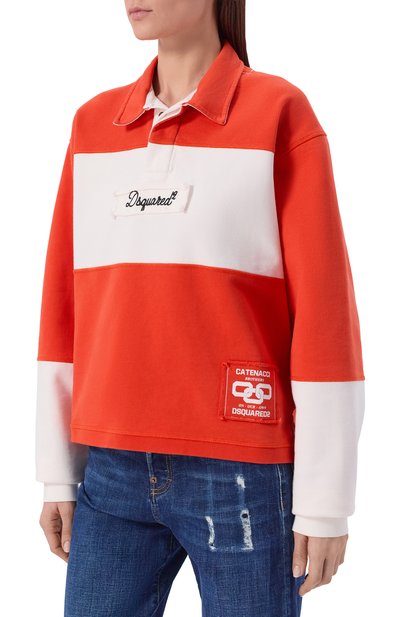 Хлопковое поло DSQUARED2, арт. S75GU0632/D25028, фото 3