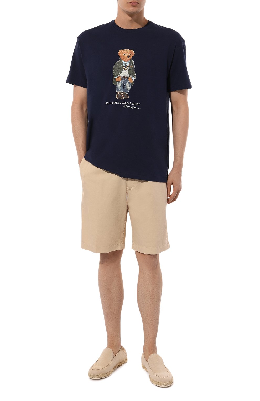 Хлопковая футболка POLO RALPH LAUREN, арт. 710854497, фото 2