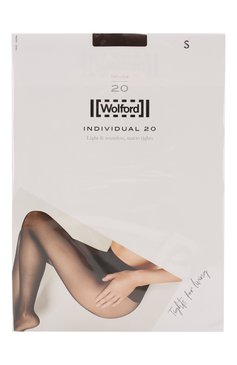 Женские капроновые колготки individual WOLFORD коричневого цвета, арт. 18267 | Фото 1 (Материал внешний: Синтетический материал; Материал сплава: Проставлено, Проверено; Нос: Не проставлено; Статус проверки: Проверено, Проверена категория)