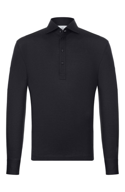 Мужское поло из шелка и хлопка BRUNELLO CUCINELLI, арт. MH8363914W