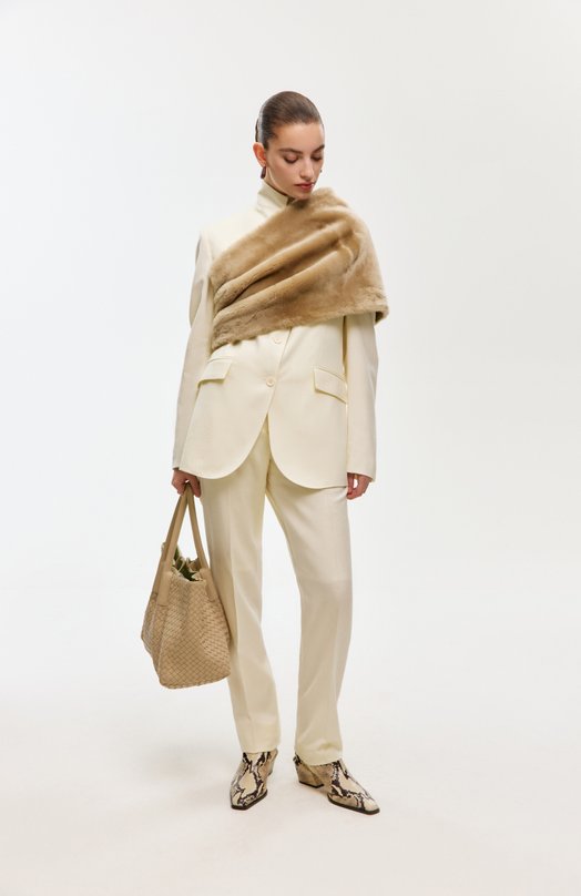 Шерстяной жакет MVST SDG200/S0731710_SET Кремовый  SDG200/S0731710_SET Фото 7