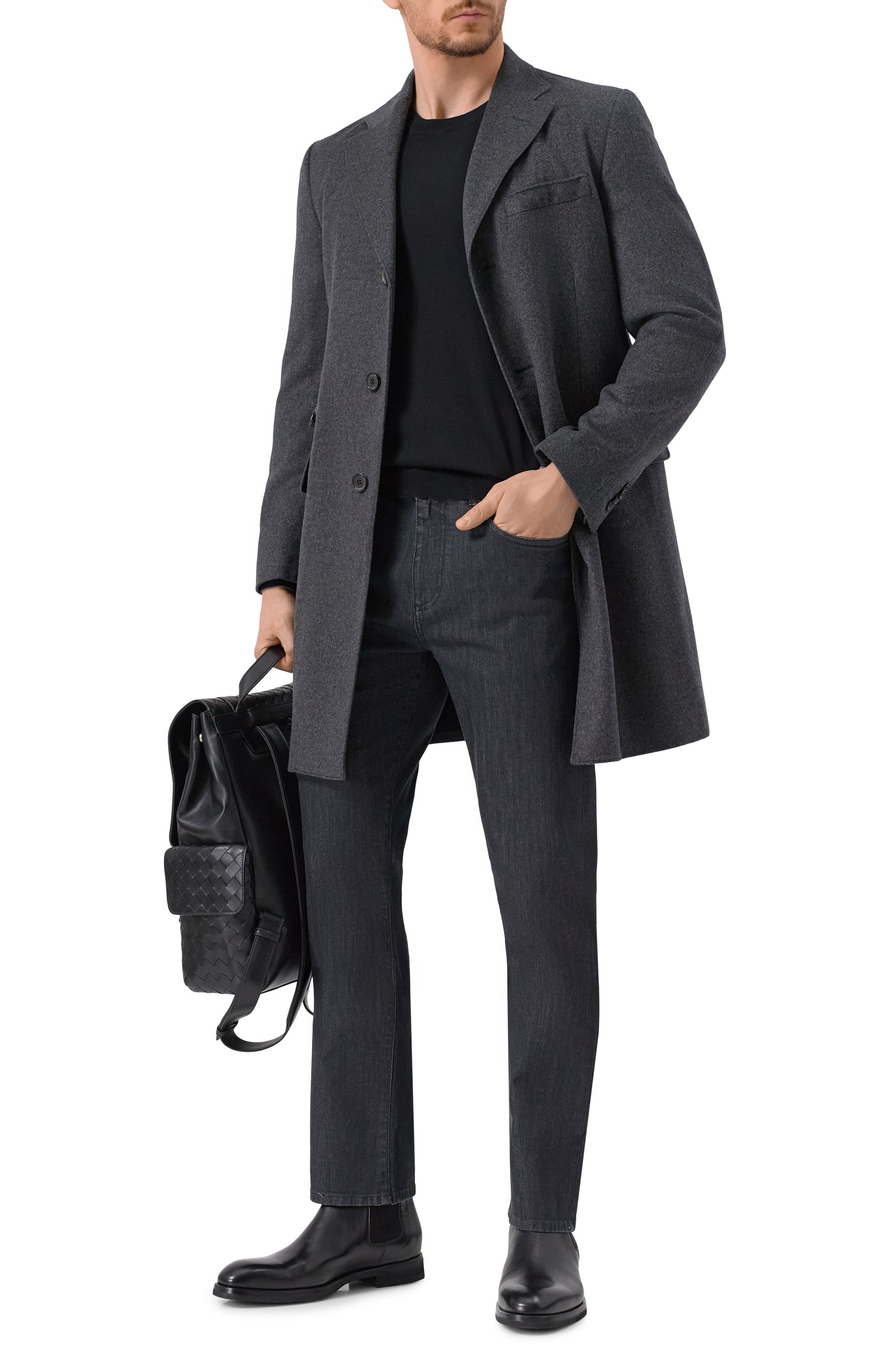 Хлопковый джемпер BRUNELLO CUCINELLI, арт. M2900100, фото 2