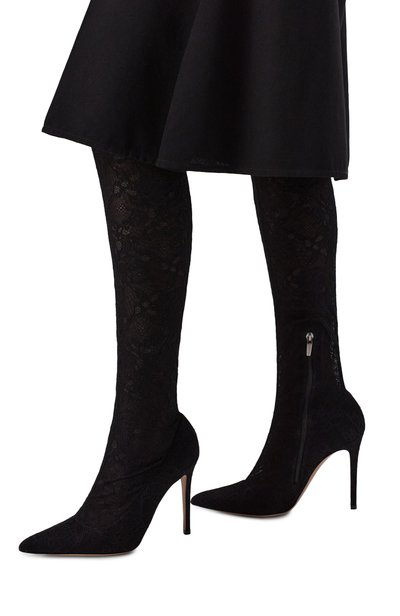 Текстильные ботфорты mia GIANVITO ROSSI, арт. G80024.15RIC.PZSNER0, фото 2