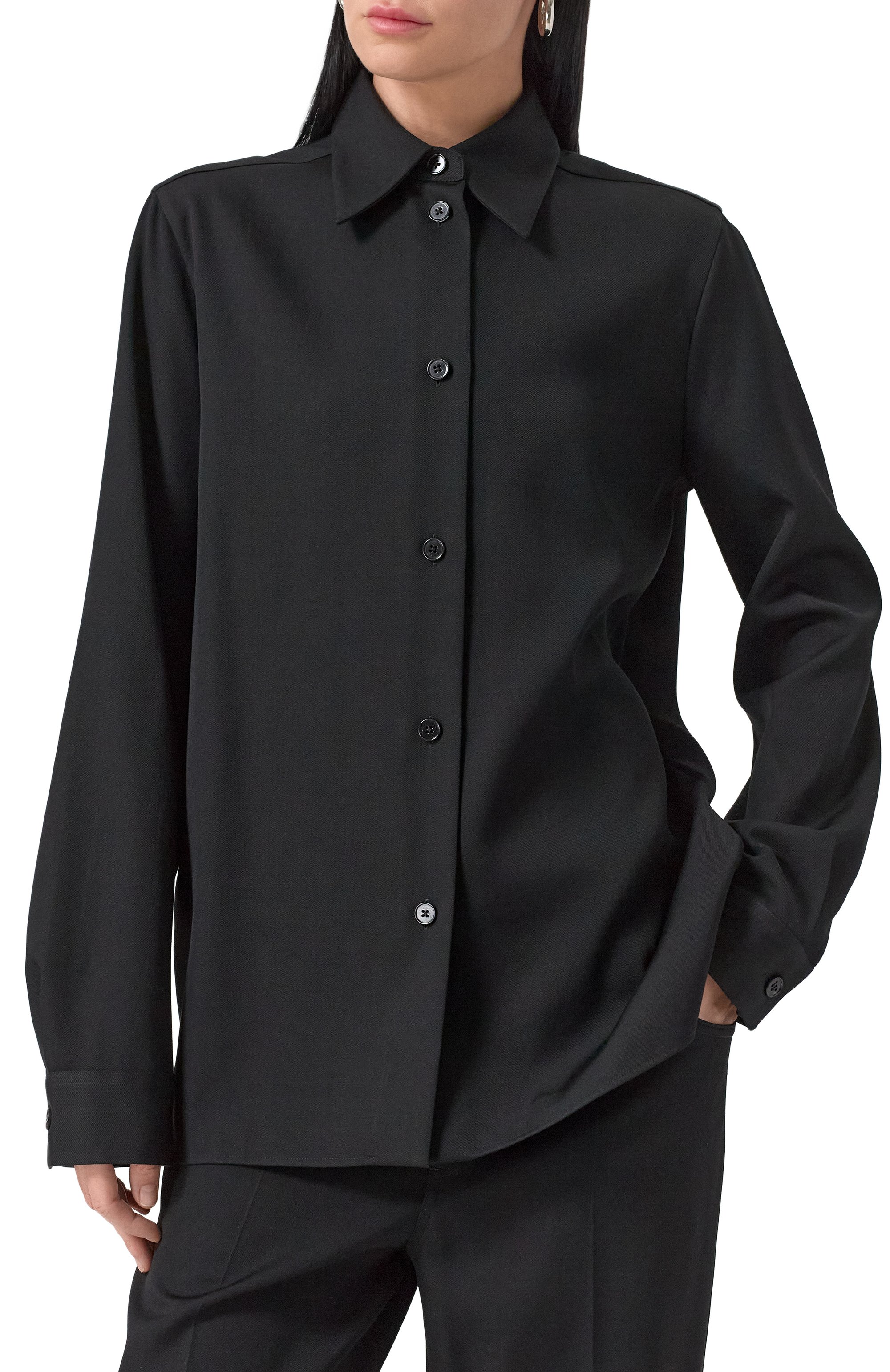 Шерстяная рубашка JIL SANDER, арт. J04DL0004-J40003, фото 3