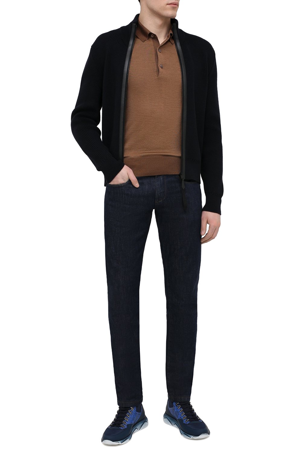 Комбинированные кроссовки ZILLI, арт. MDU-T135/001, фото 2