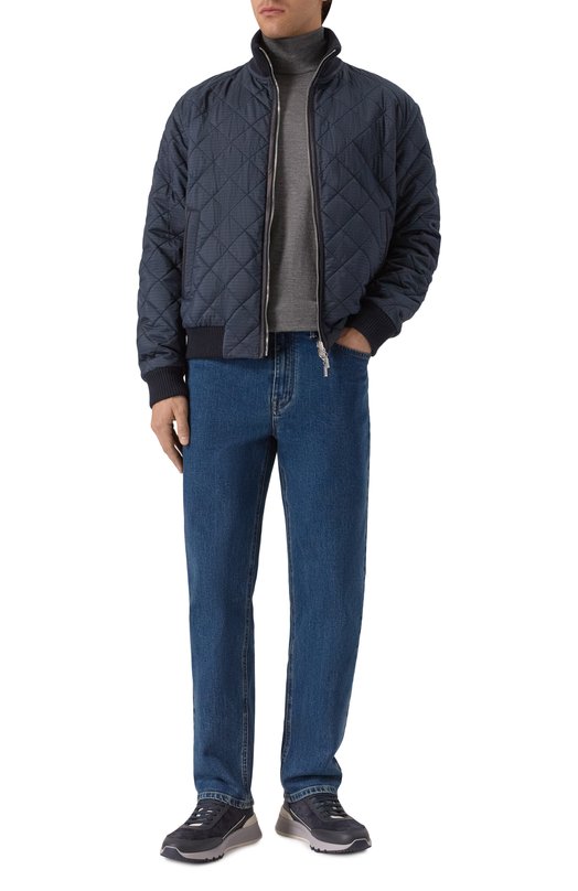 Утепленный бомбер Zilli ZSSW38M2003V00000 Синий  ZSSW38M2003V00000 Фото 2