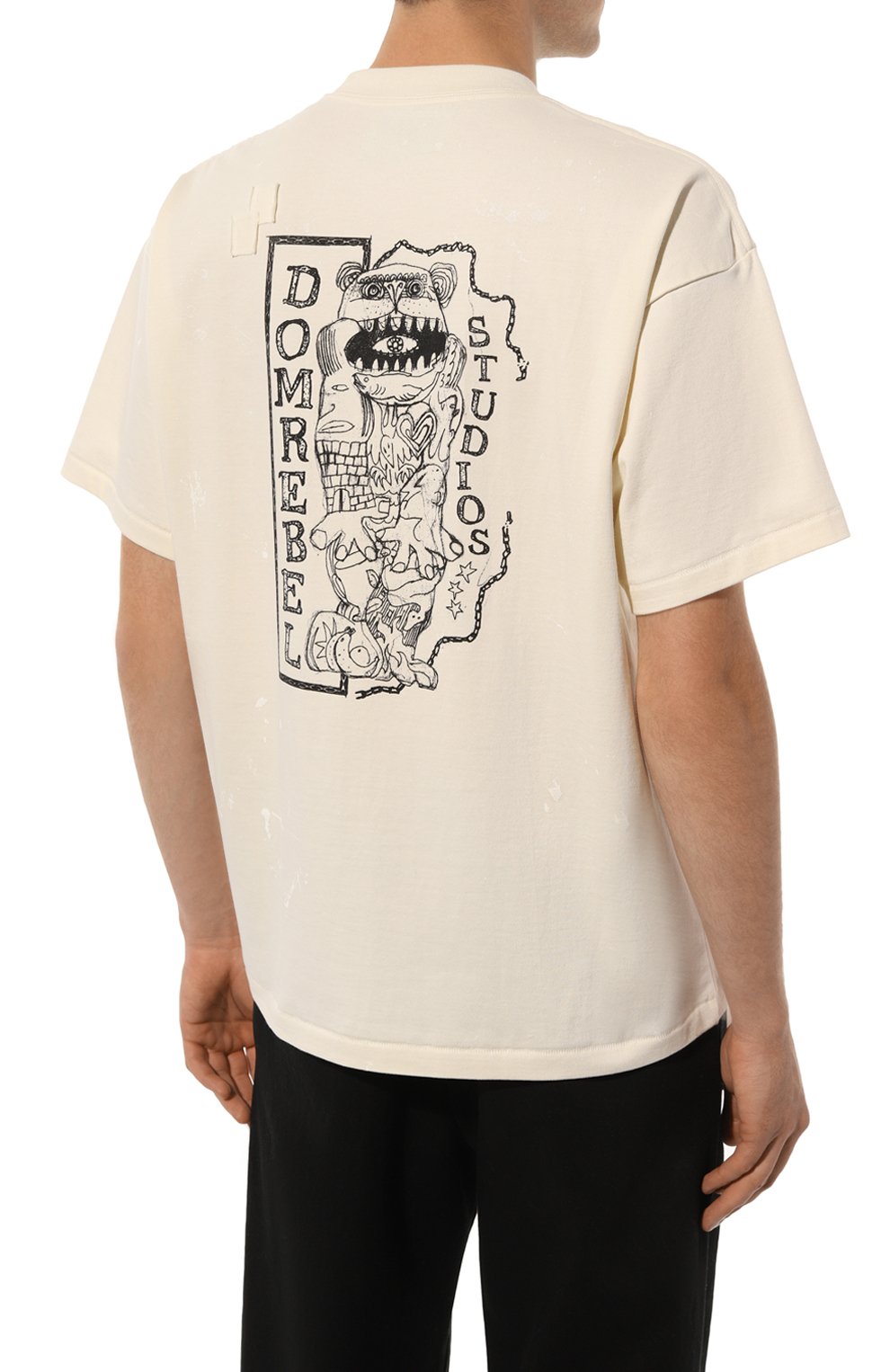 Хлопковая футболка DOMREBEL, арт. M STRIP T-SHIRT/TSHIRT, фото 4