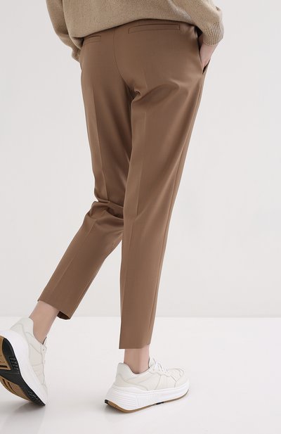 Шерстяные брюки BRUNELLO CUCINELLI, арт. MP526P7406, фото 4