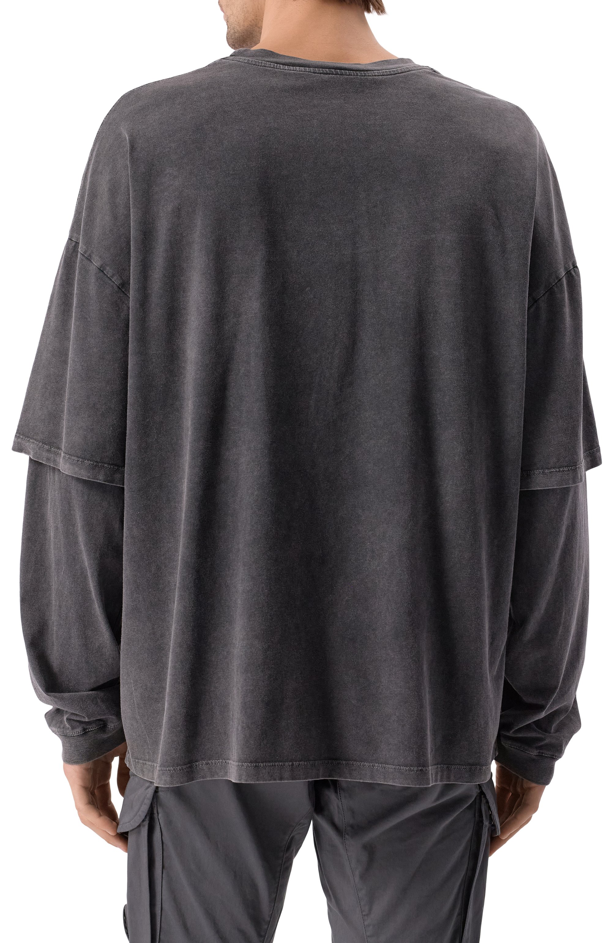 Хлопковый лонгслив DIEGO VENTURINO, арт. DVTSMLCLATE, фото 4