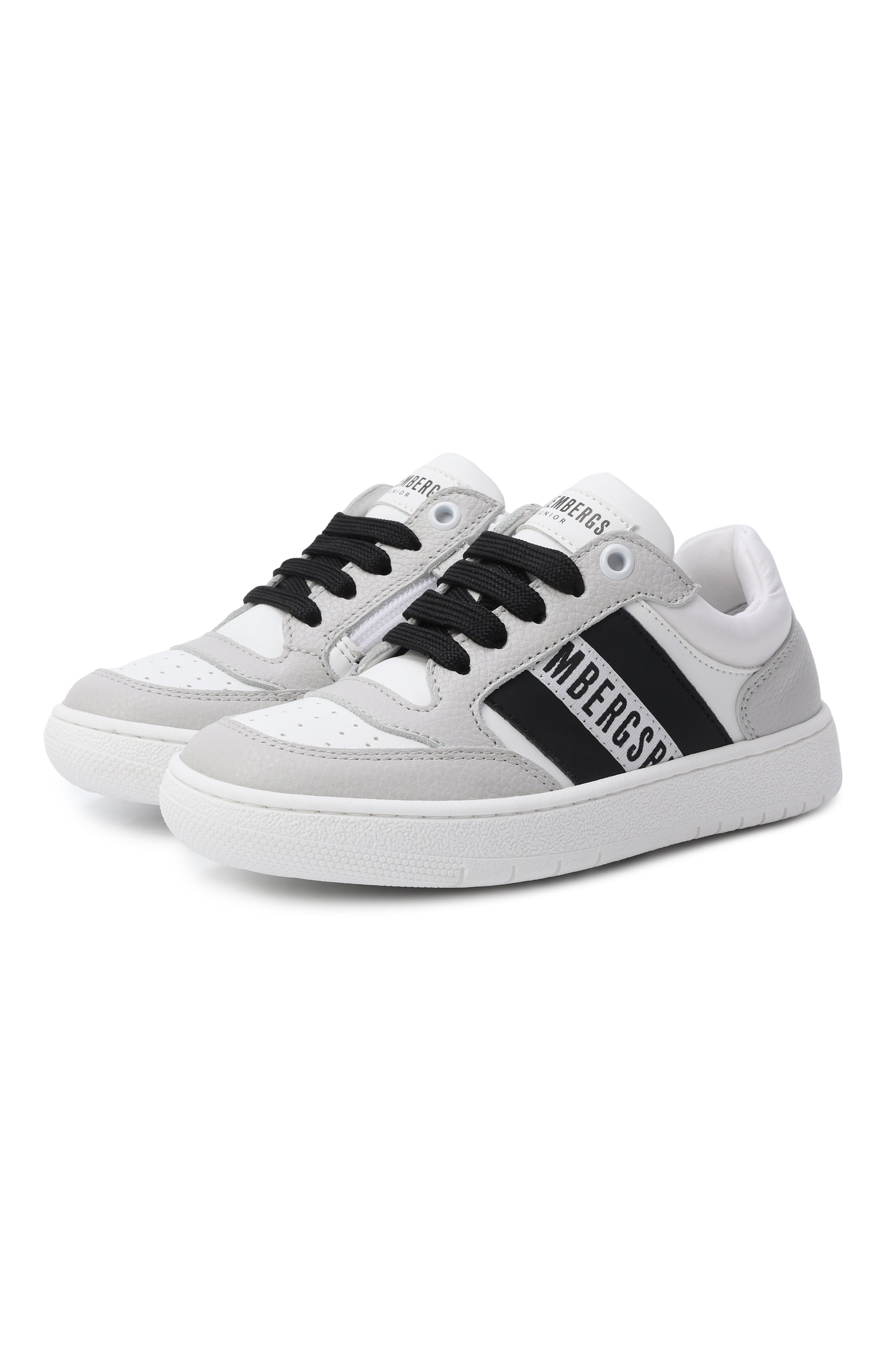 Комбинированные кеды DIRK BIKKEMBERGS, арт. K4B9-21143-1364, фото 1