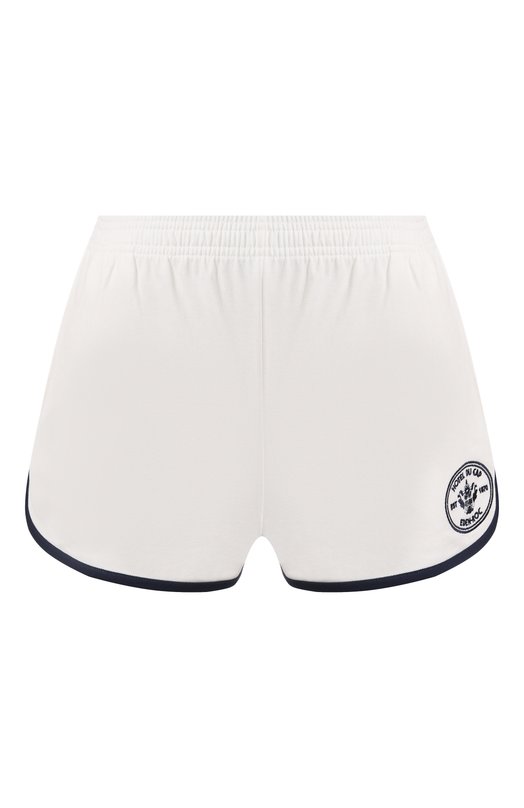 Хлопковые шорты Sporty & Rich x Hotel Eden Roc Sporty and Rich SH05060666WH50 Белый SH05060666WH50