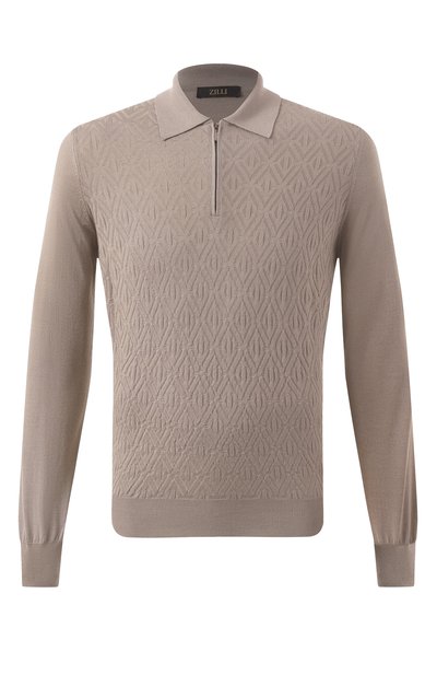 Мужская поло из шерсти и шелка ZILLI, арт. KZP001M0230VRHB00