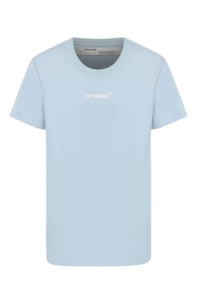 Женская хлопковая футболка OFF-WHITE, арт. 0WAA049R20B070433301