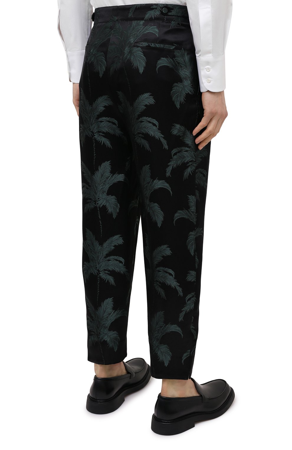 Брюки из вискозы и шелка SAINT LAURENT, арт. 642384/Y1C55, фото 4