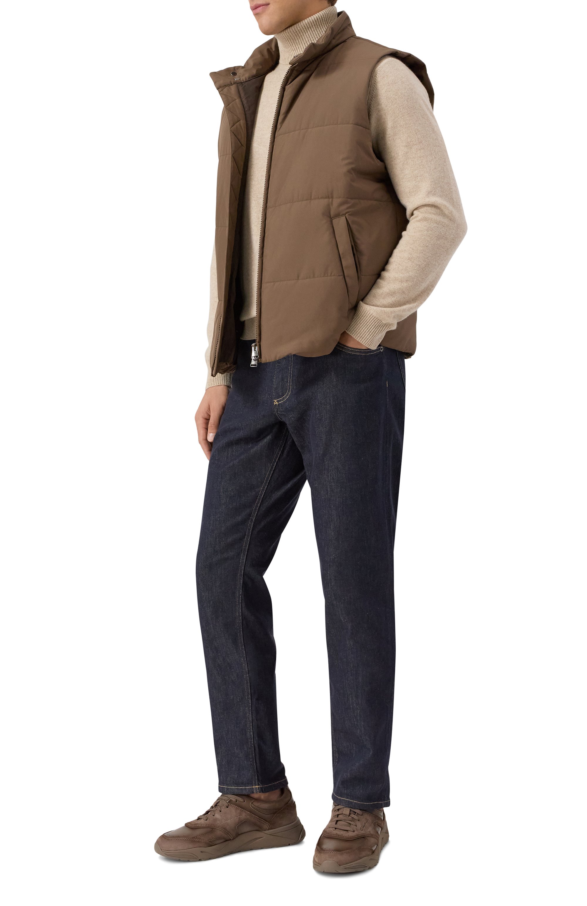 Кожаные кроссовки innova SANTONI, арт. MBIG22112CPATK0H, фото 2