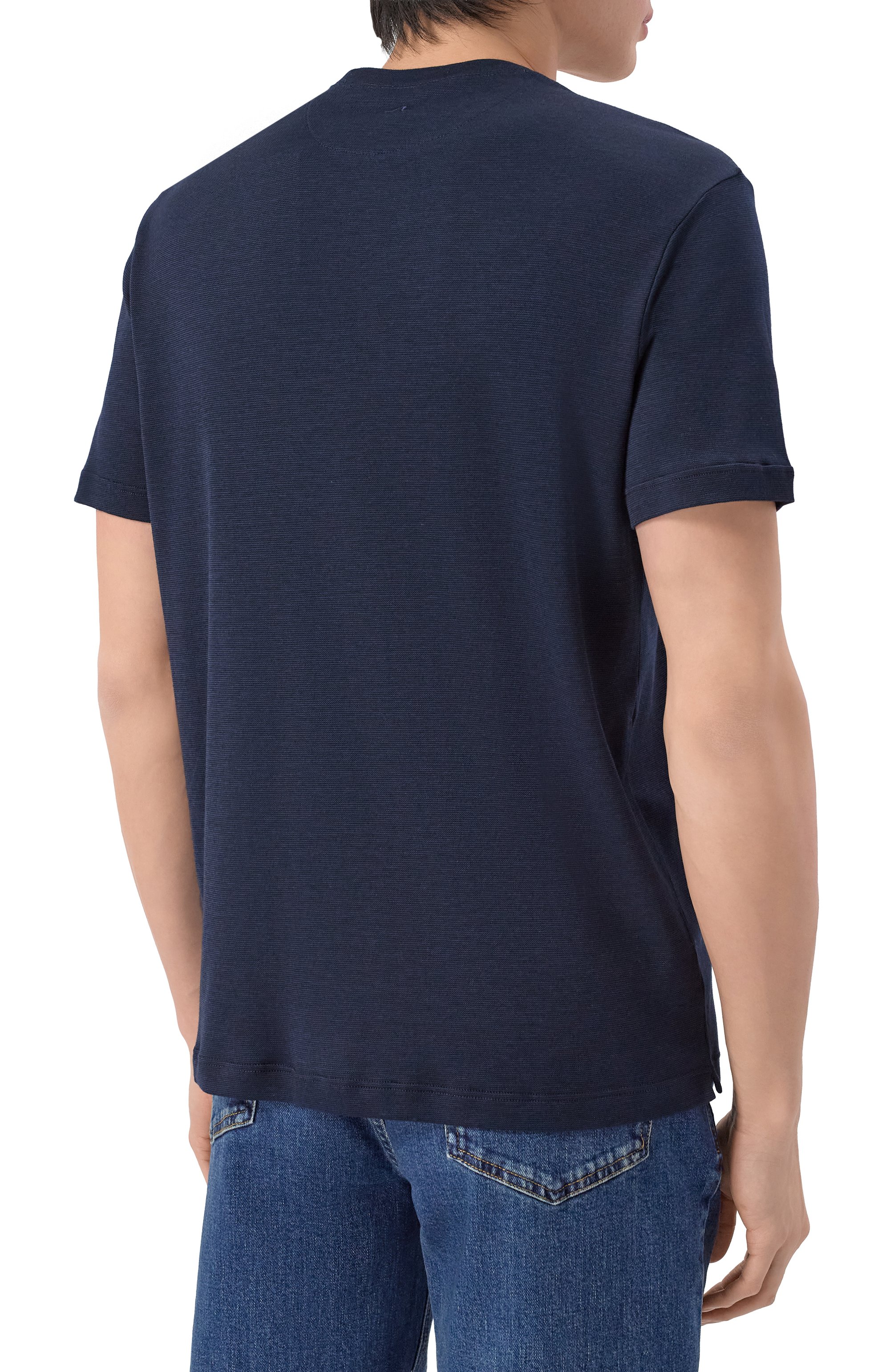 Футболка из хлопка и лиоцелла PAUL&SHARK, арт. 25411026, фото 4