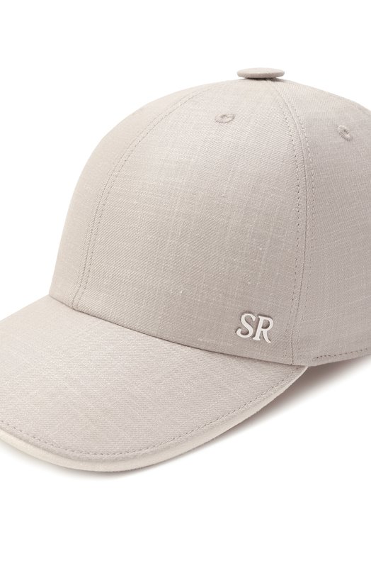 Бейсболка из шерсти и шелка Stefano Ricci MCV51SB19E/BI72HC Бежевый  MCV51SB19E/BI72HC Фото 4