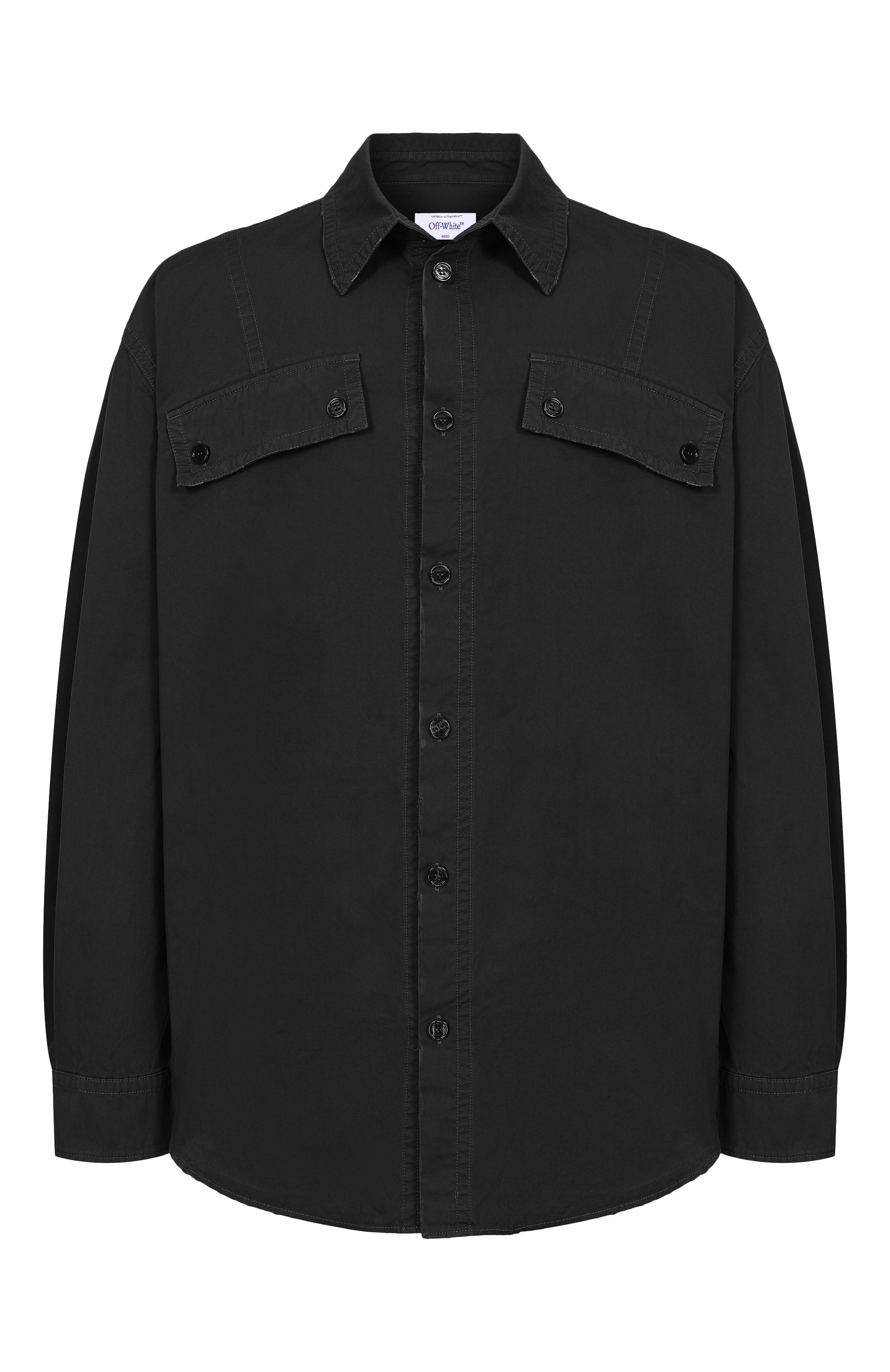 Хлопковая рубашка OFF-WHITE, арт. 0MGE04NF25FAB001, фото 1