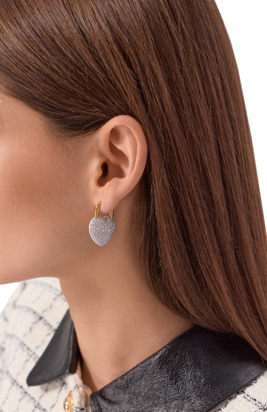 Серьги Idyllia Swarovski 5737297 Белый  5737297 Фото 4