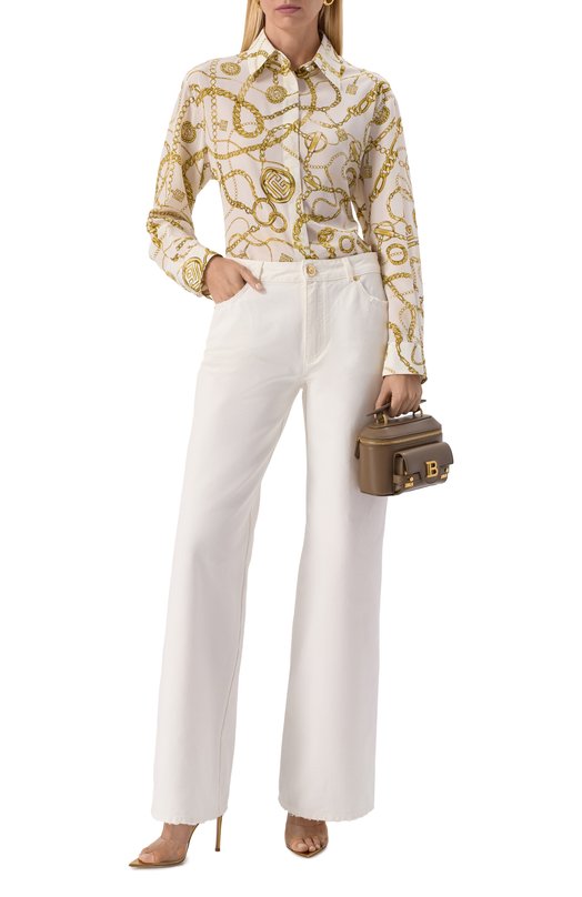 Джинсы Balmain FF1MI050/DF78 Белый  FF1MI050/DF78 Фото 2