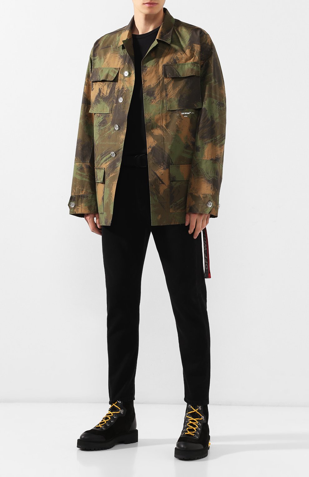 Хлопковая куртка OFF-WHITE, арт. 0MEL007E19A660189901, фото 2